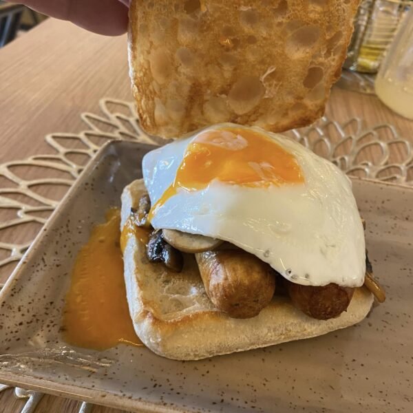 Bun with Sausage & Egg